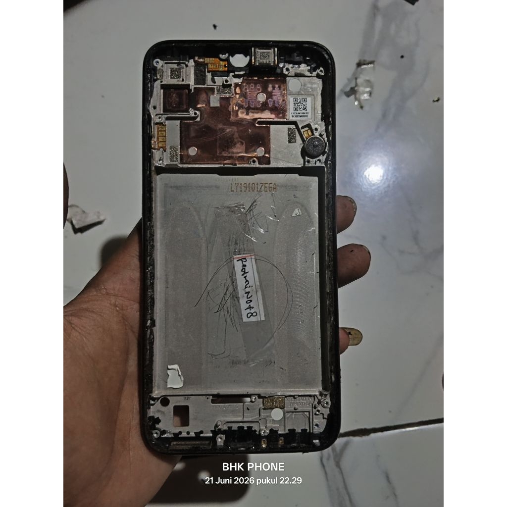 frame redmi not8 ORI bekas cabutan