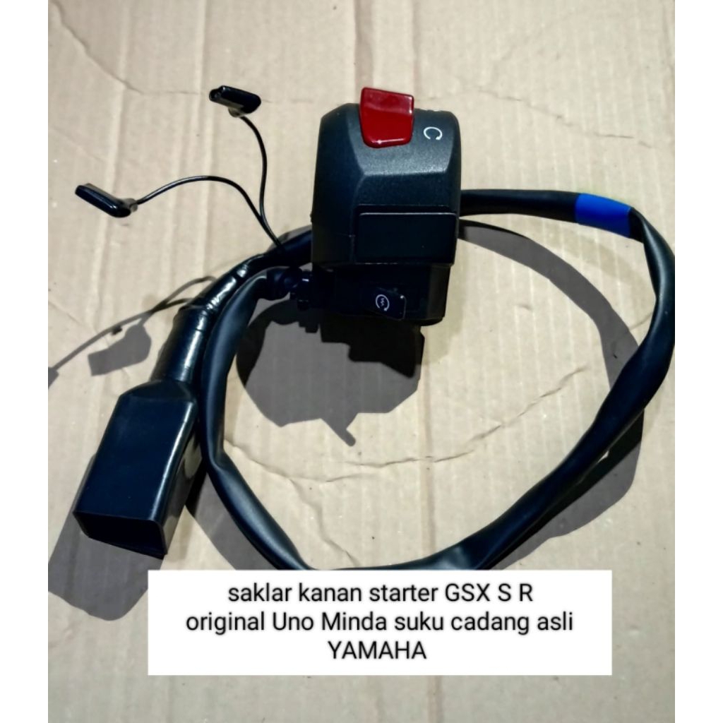 Saklar kanan starter GSX S R 150. merk UNO MINDA suku cadang asli