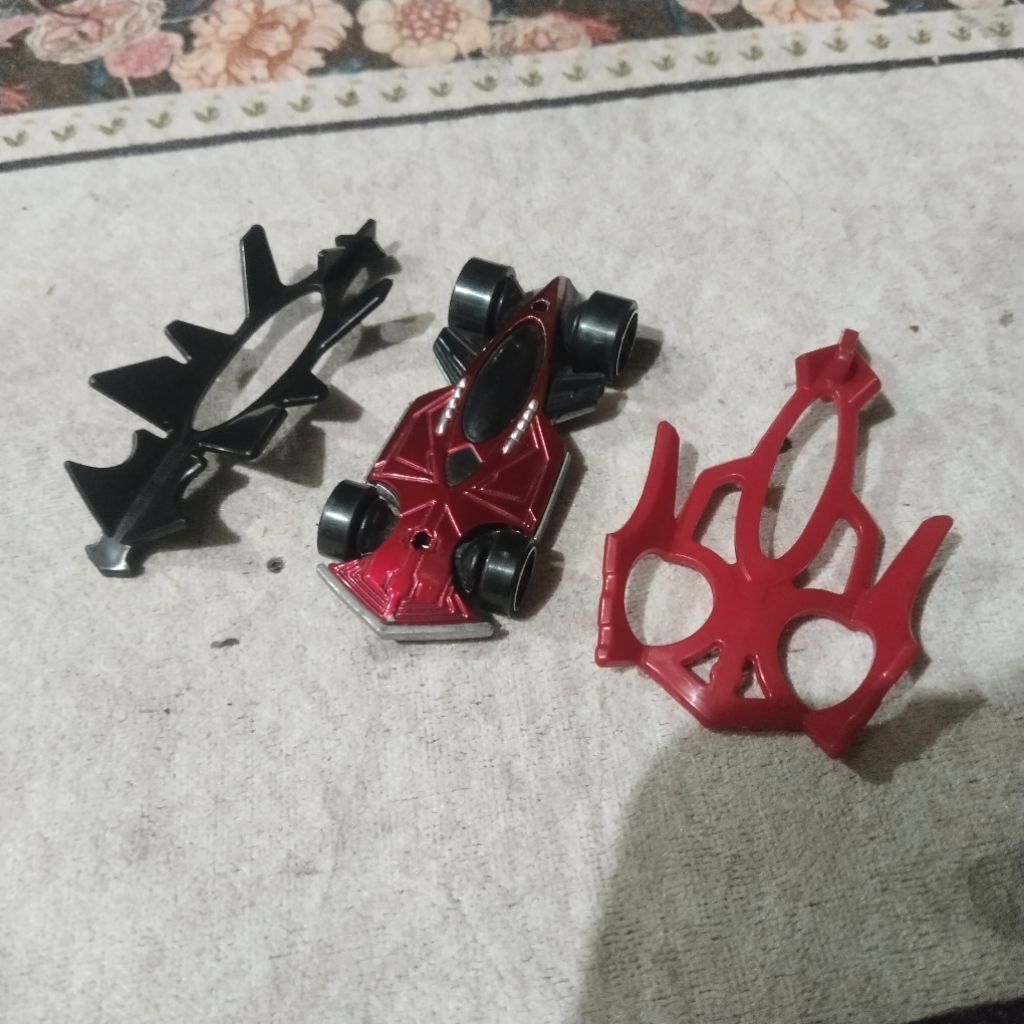 hotwheels battle force 5 saber red loose mulus