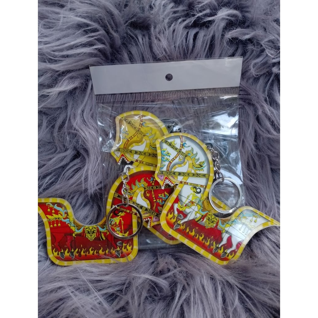 Gantungan kunci akrilik 2 sisi motif kuda lumping unik custom nama.