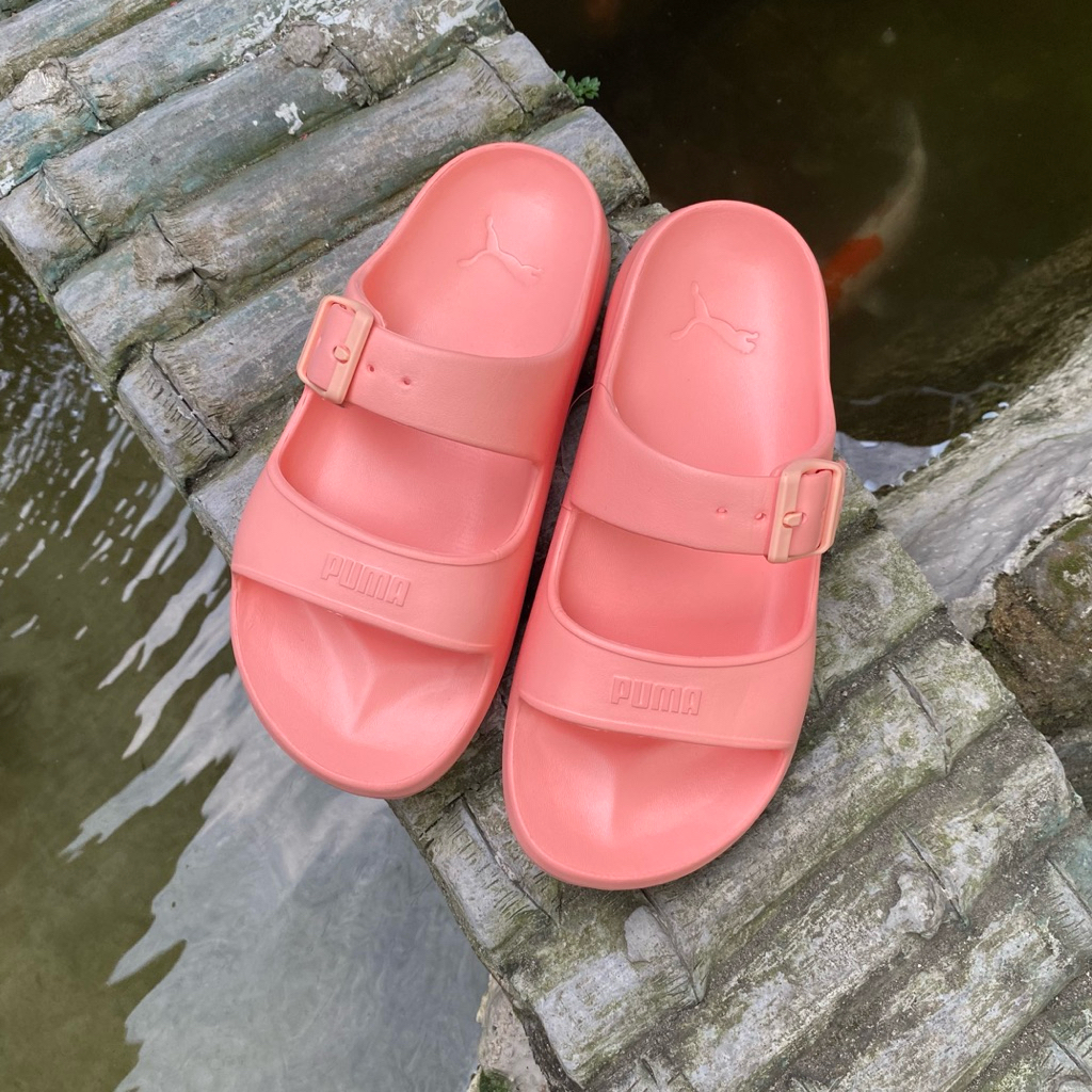 Sandal Puma Coscon Women 'Pink' Size 39 (25cm) Resmi PT MAP Aktif