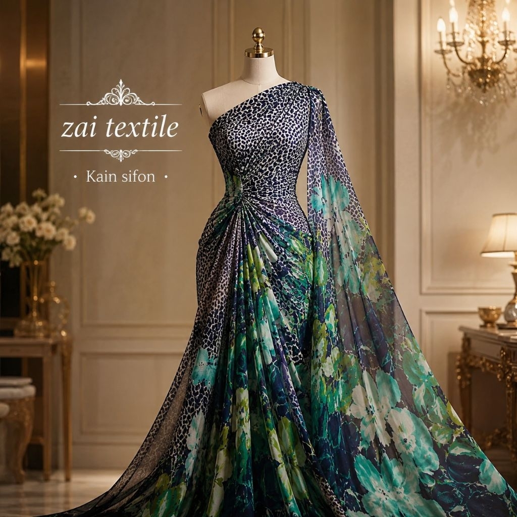 kain sifon motif - kain chiffon motif - kain sifon - kain chiffon