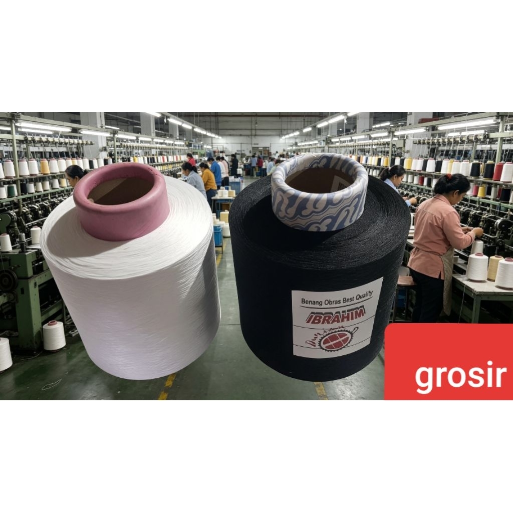 benang obras polyster 1 kg