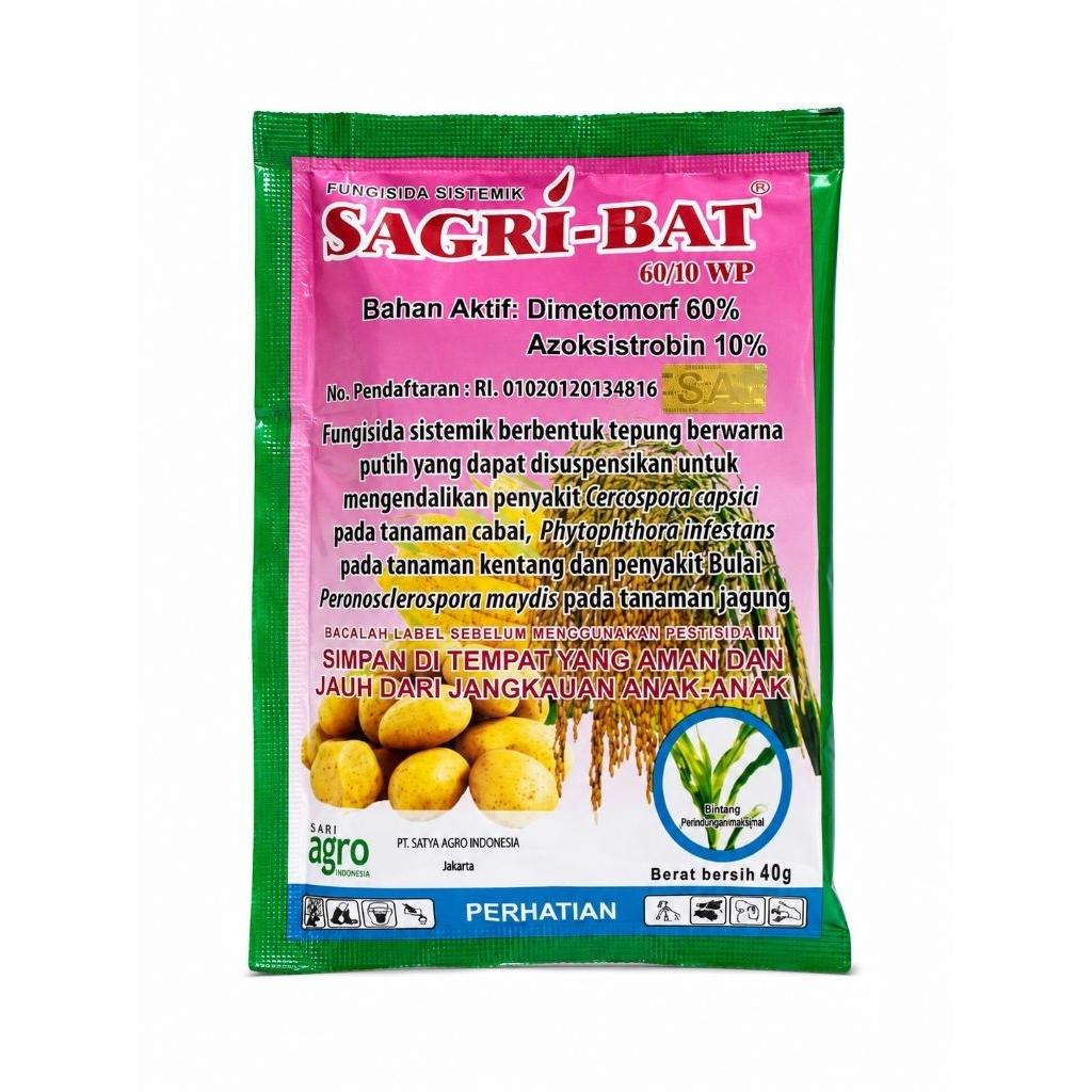 Fungisida Sistemik SAGRI-BAT 40gr - Efektif, Praktis, Ekonomis