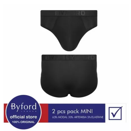 CELANA DALAM BYFORD PRIA MINI BRIEF 3 WARNA / PACK - TBYB03M3C