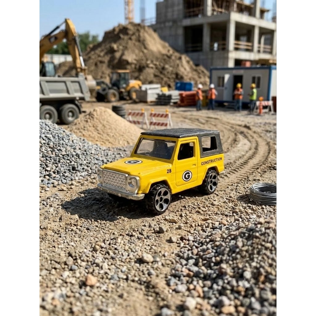 REALTOY JEEP CONTRUCTION LOOSE