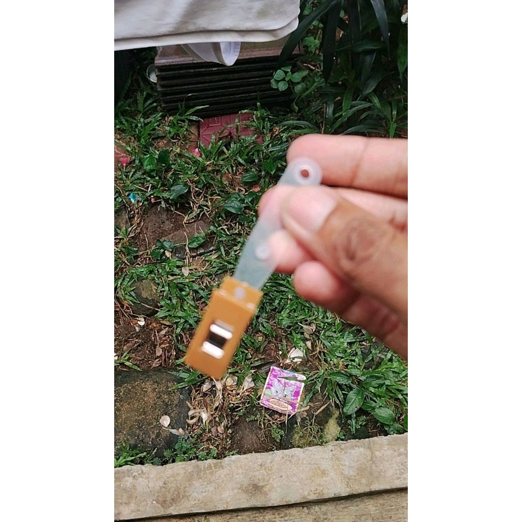Klip jepitan penjepit ID Card Name Tag orange terlaris