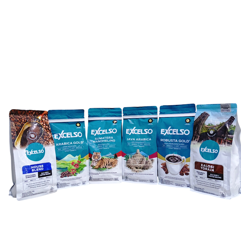 EXCELSO COFFEE BEAN, GROUND, AND CAPSULE