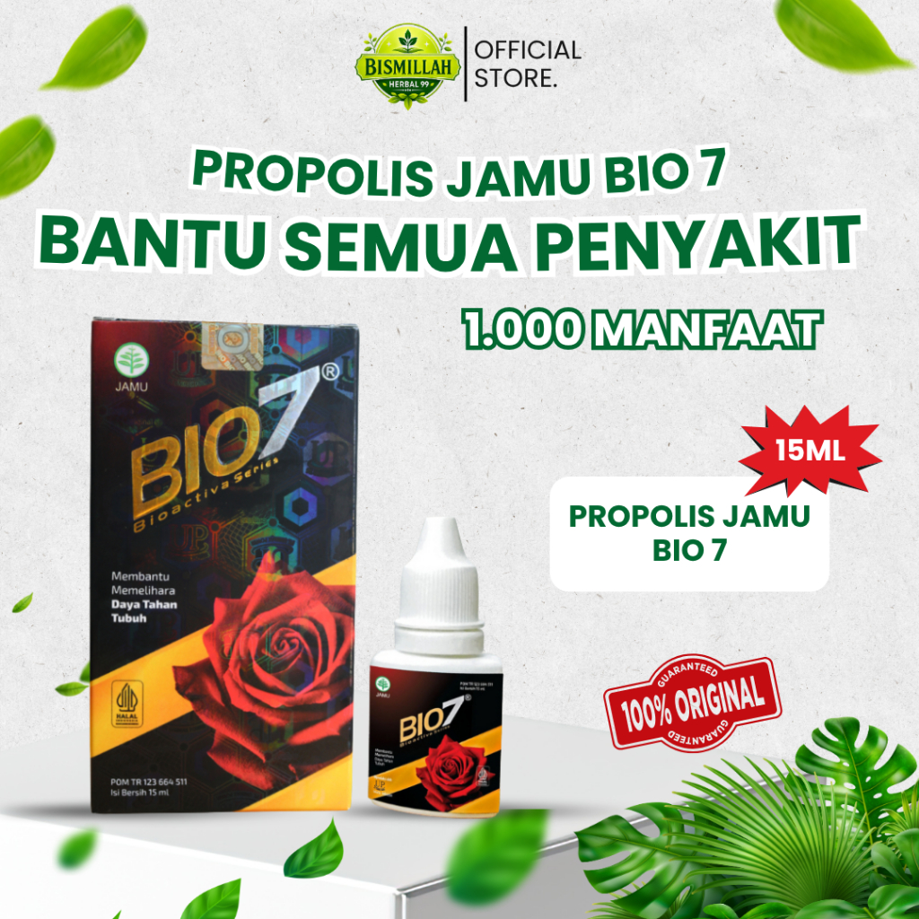BIO7 JAMU TETES ORIGINAL / BIO SEVEN / JAMU TETES BIO TUJUH ORIGINAL