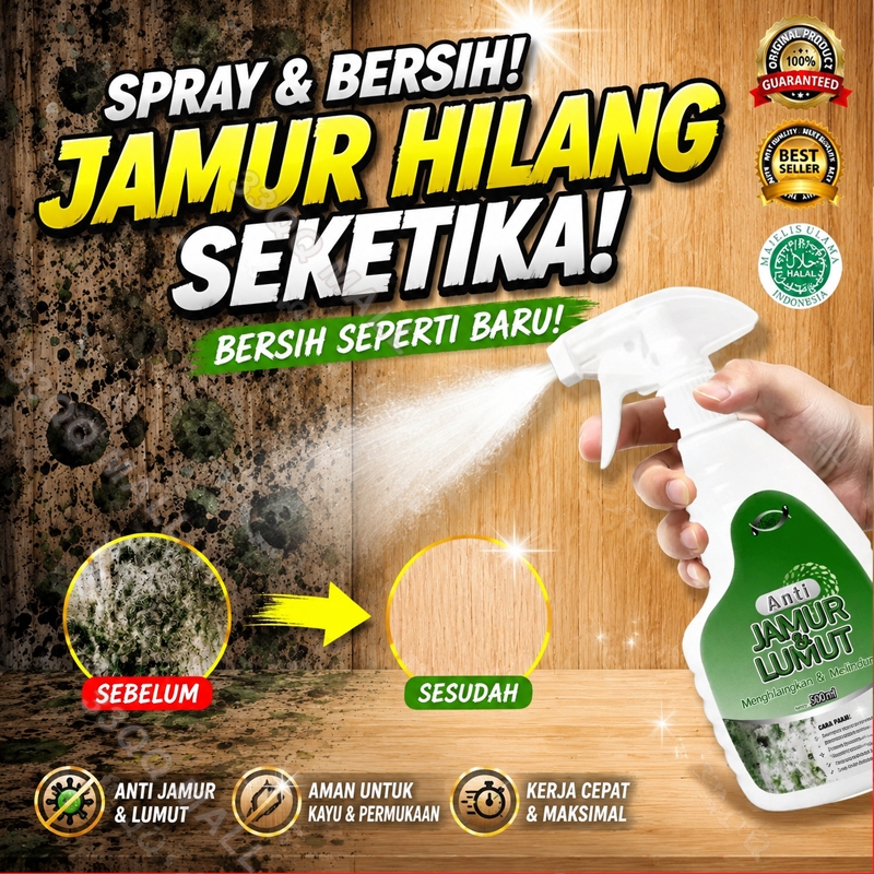 Semprotan Anti Jamur Dinding Cat Anti Jamur Tembok Dan Lembab Penghilang Jamur Tembok Lembab Untuk D