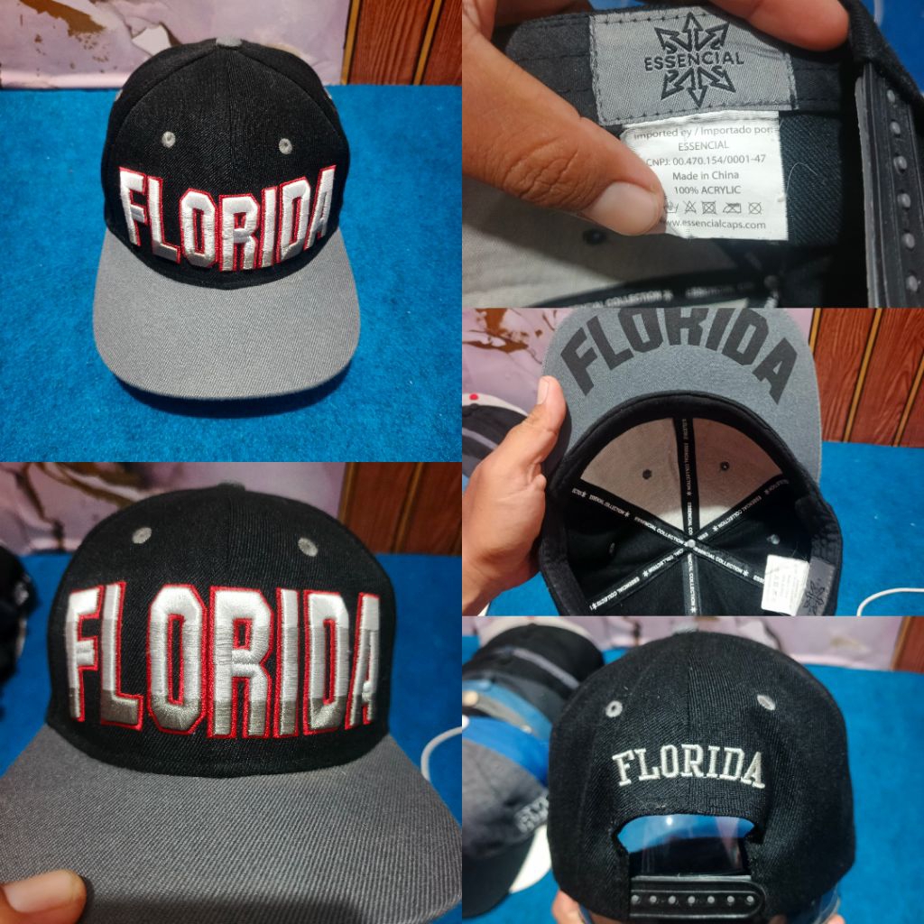 Topi second_Snapback Big Logo FLORIDA tag Essencial