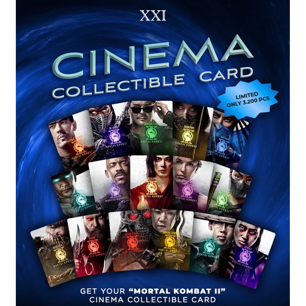 Cinema Collectible Card (CCC) - Cinema XXI #013 - Mortal Kombat II