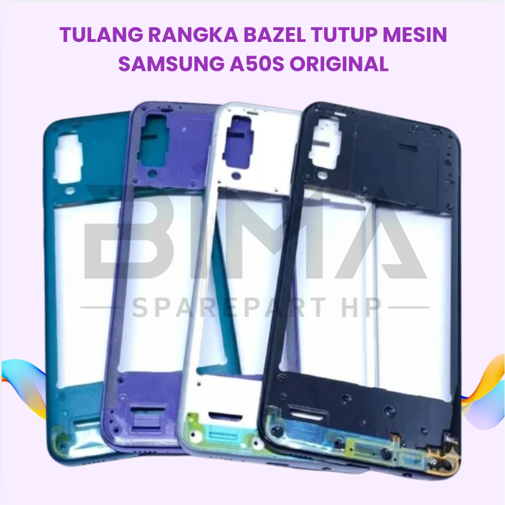 Tulang Rangka Bazel Tutup Mesin Samsung a50s Original