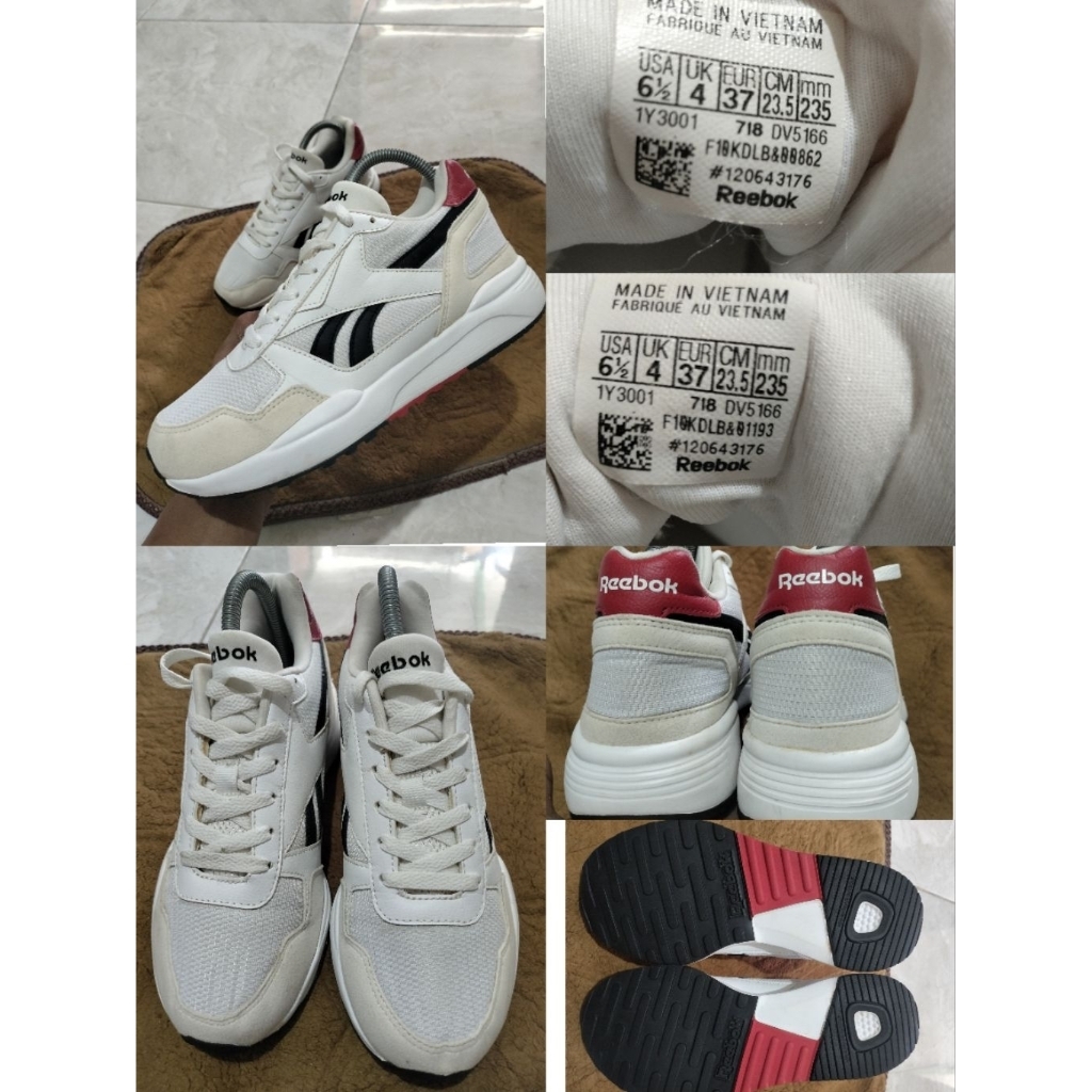 Sepatu Preloved Second Original Reebok x Wanna One Classic Royal Bridge Size 37
