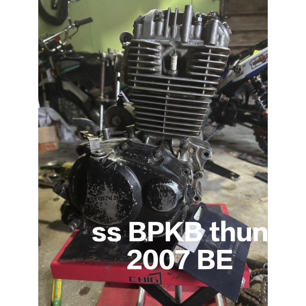 mesin Tiger revo 2007 siap naik rangka