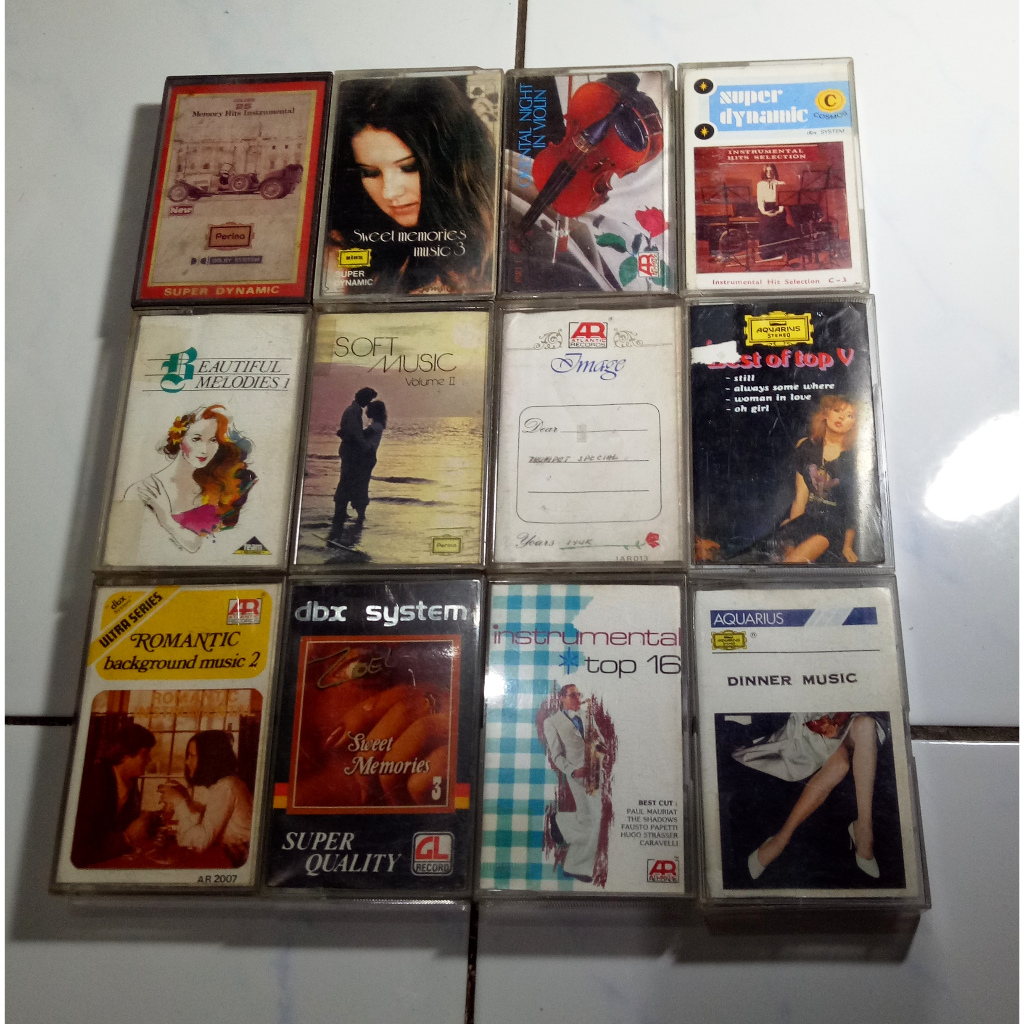 OBRAL KASET INSTRUMENTAL - PAKET 24 KASET