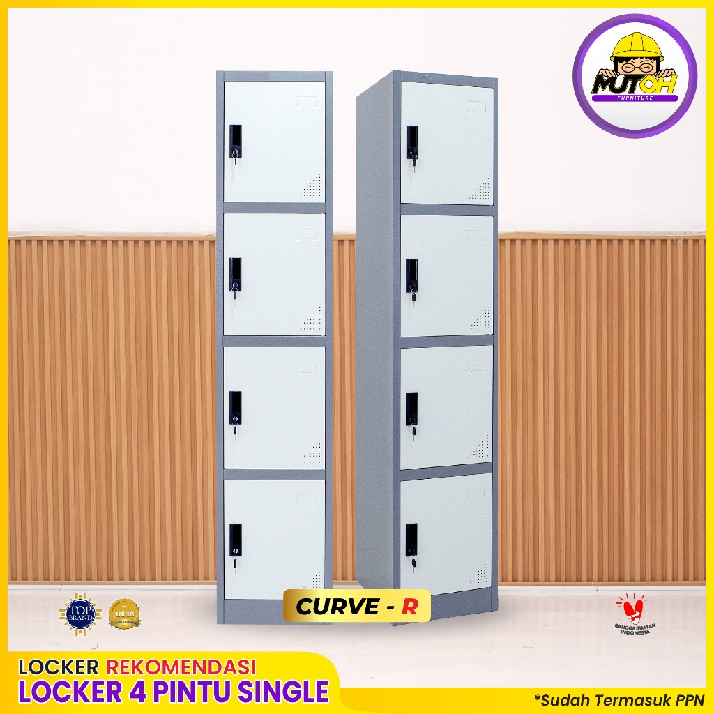 MUTOH CURVE R | Loker besi 4 pintu lemari locker besi 4 pintu single
