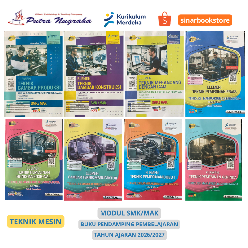 Modul SMK/MAK Teknik Mesin Kurikulum Merdeka Buku Pendamping Pembelajaran 2026/2027
