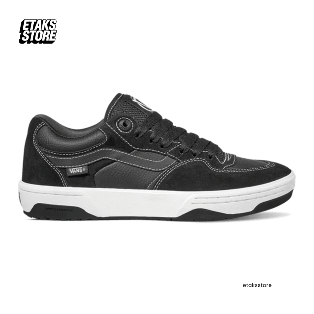Sepatu Vans Skate Rowan 2 Black White | Skateboard Shoes | Navya GMG | Original Resmi