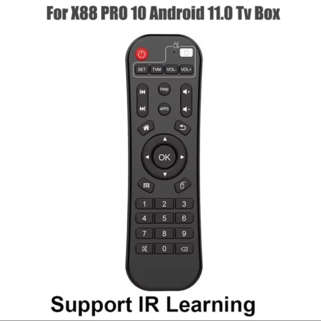 Remote android tv box x88 pro 10,h96 max,h10 max.mx10 pro,h96 max x3,h96 max x3, a95x f4