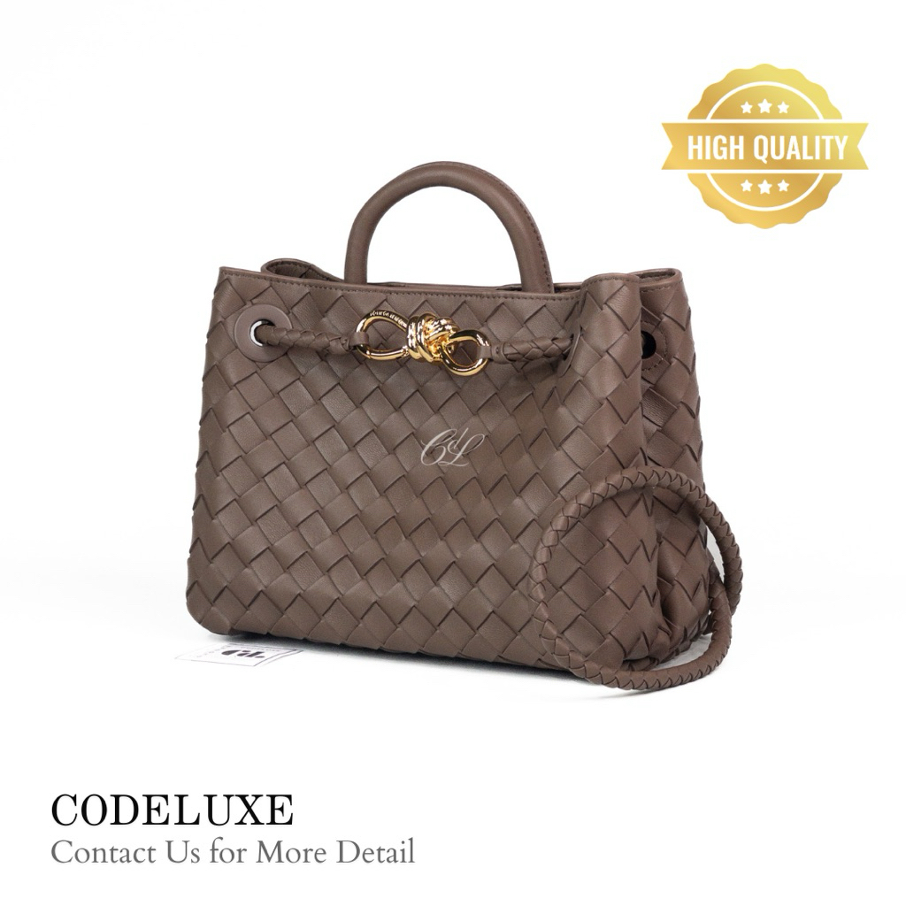 Andiamo Small Bag Lambskin Pinecone GHW