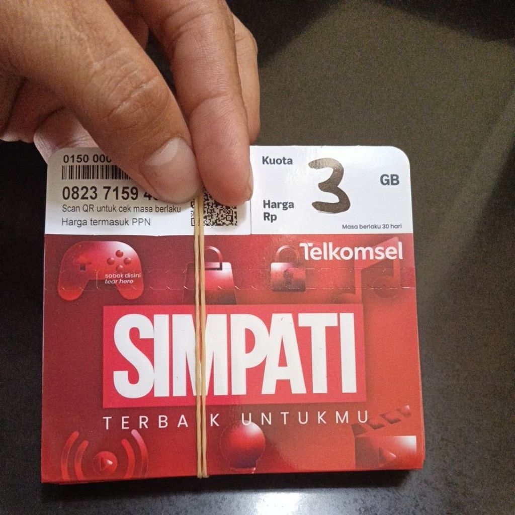 Kartu Simpati 0 N paket kosong