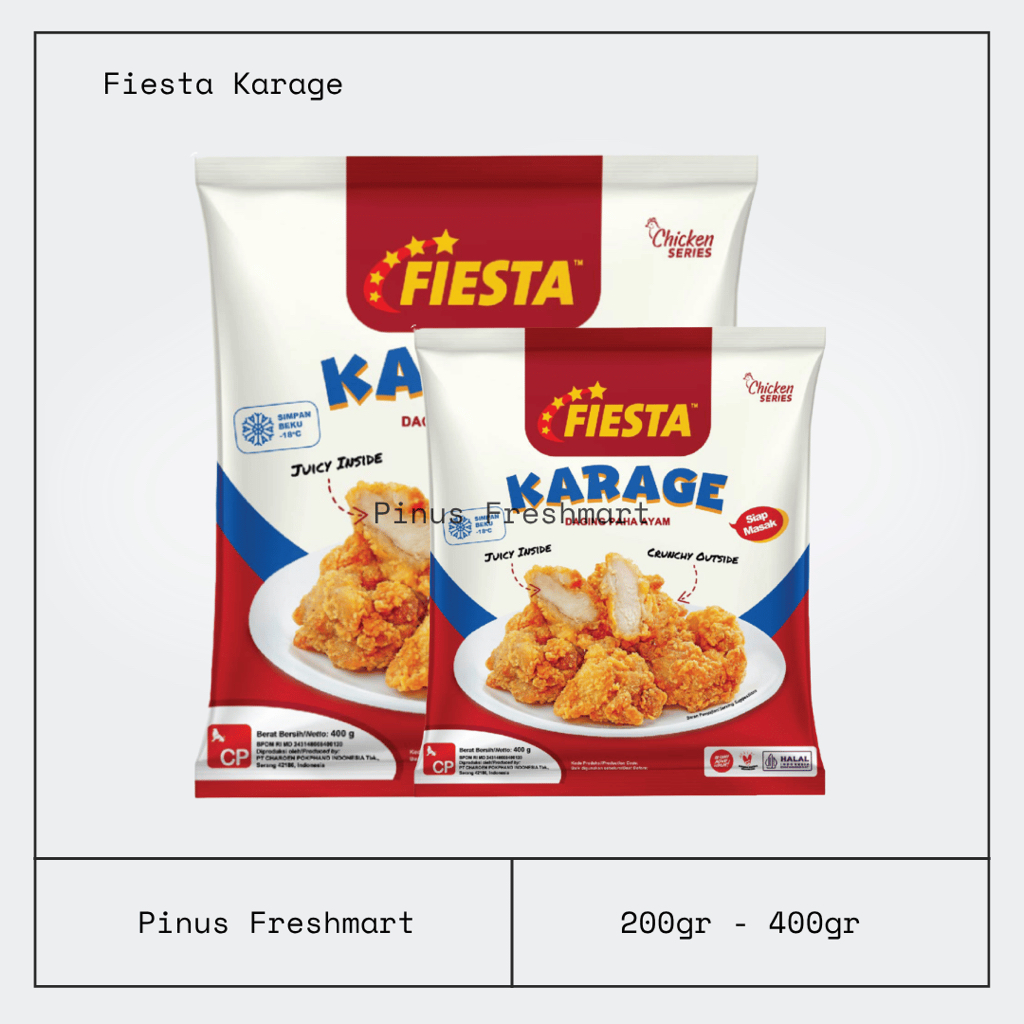 Fiesta Karage Ayam 200-400gr / Fiesta Chicken Karage