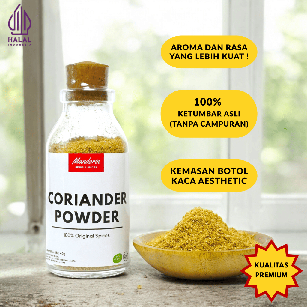MANDORIN Ketumbar Bubuk Asli / Ketumbar Fresh / Ketumbar Sangrai / Bumbu Dapur Lengkap