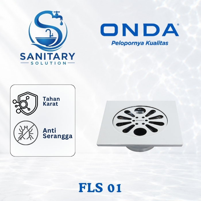 Floor Drainer FLS 01 ONDA / Saringan Shower / Saringan Got FLS 01 ONDA