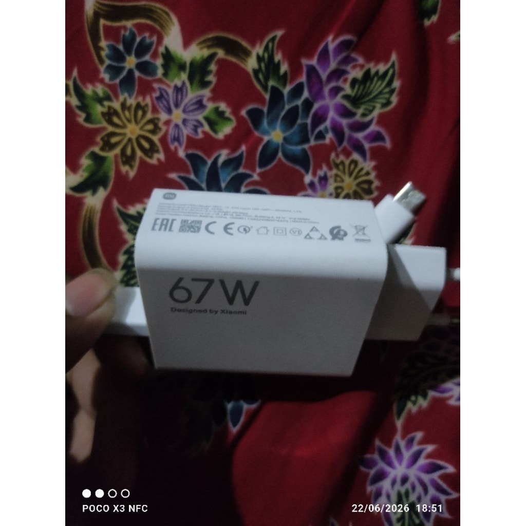 charger original 67watt