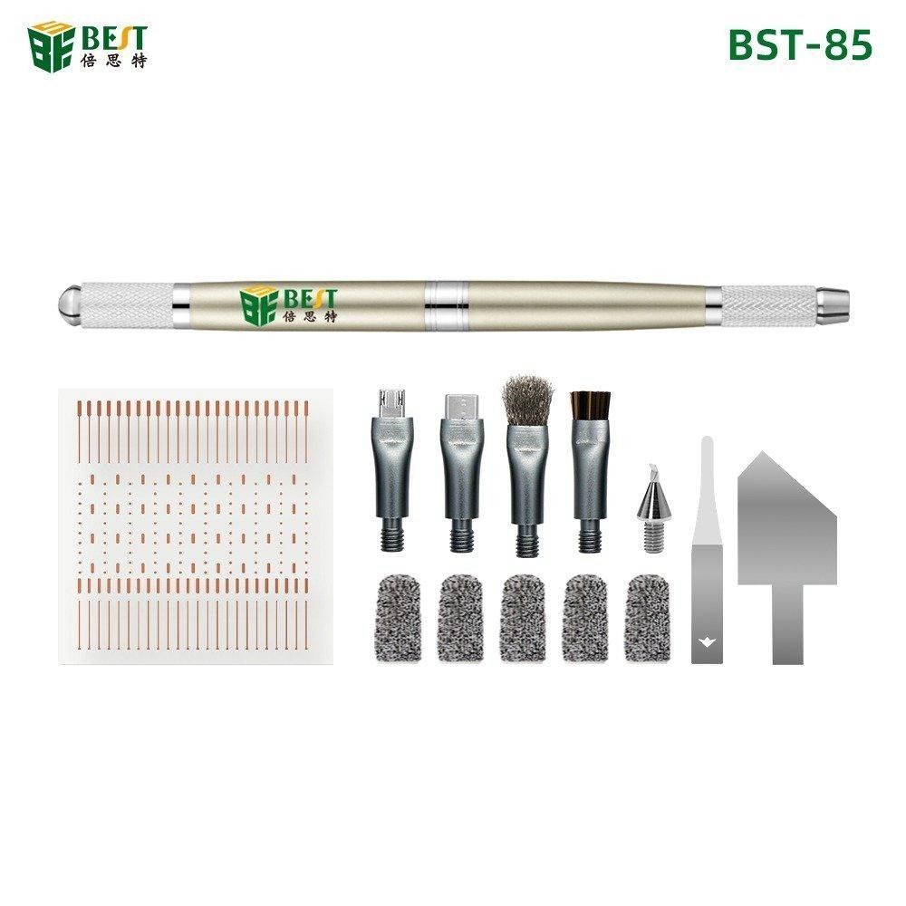 TONGKAT SAKTI+PISAU IC SET BEST BST-85 KUAS+KONEKTOR CHARGER
