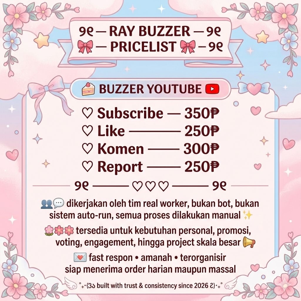 JASA BUZZER YOUTUBE