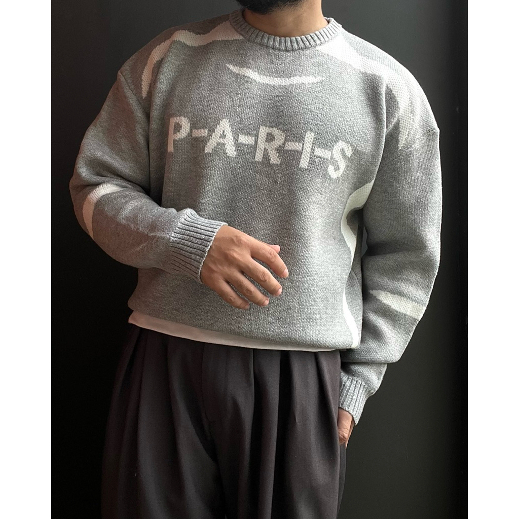 Sweater Knit Light Grey by Fundamentalist