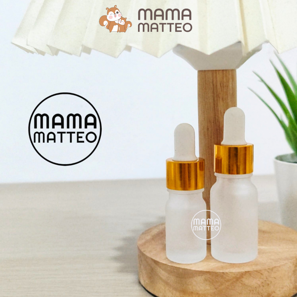 Botol Pipet Kaca Refill 5ml 10ml / Botol Kecil Isi Ulang Skincare Serum Kosmetik Travel Size