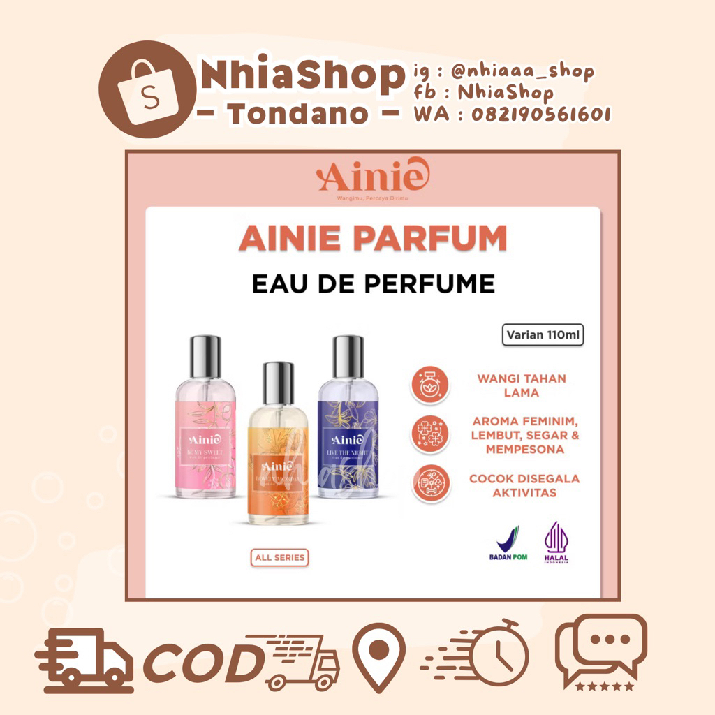 NHIASHOP- Ainie Eau De Parfum 110ml
