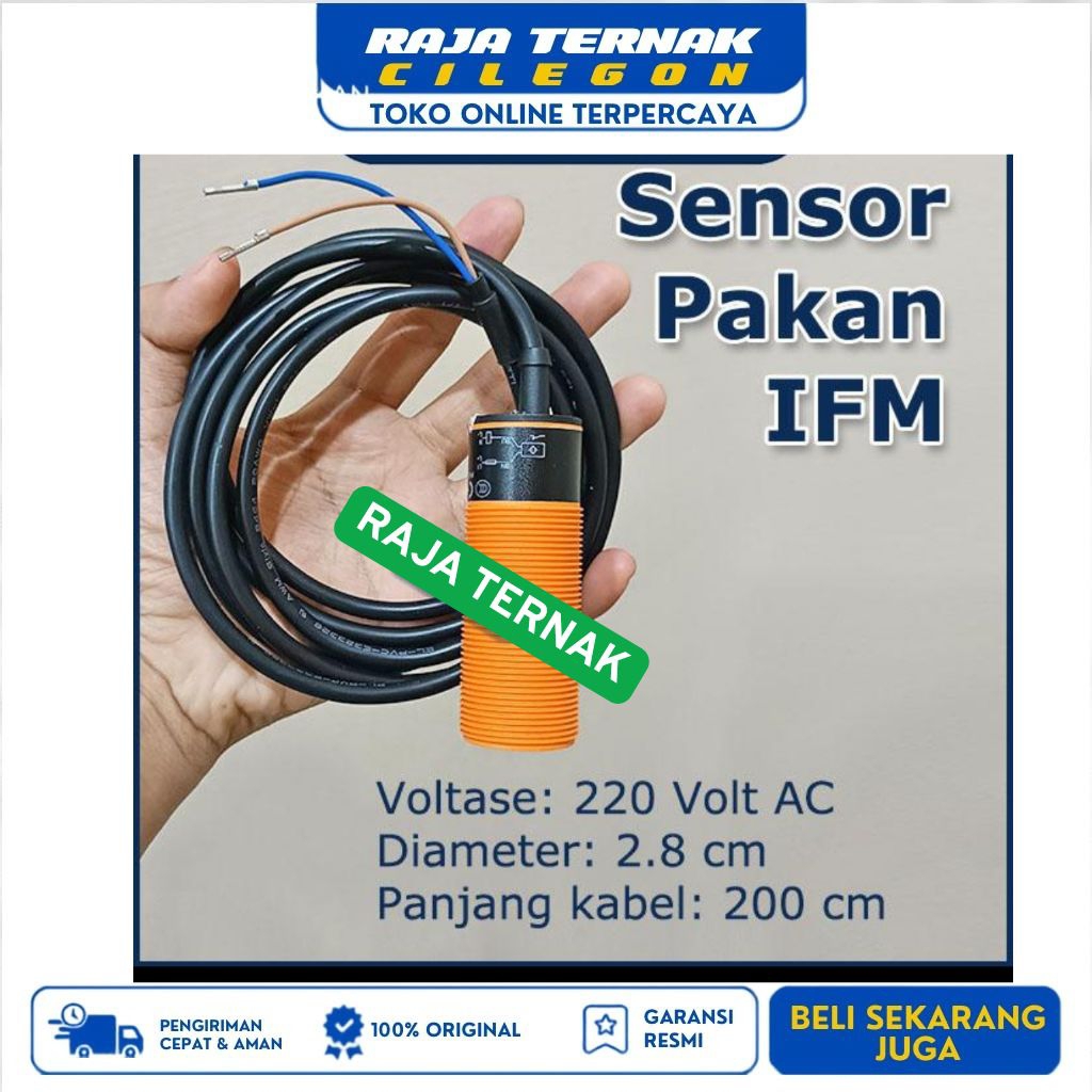 Sensor Auger ifm / Sensor Pakan Automatic - Pan Feeder Sensor