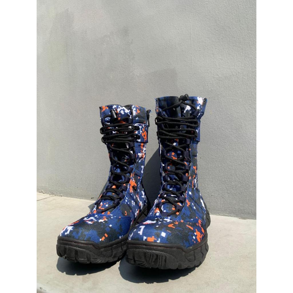 Sepatu PDL Loreng POLAIRUD POLAIR Terbaru Bahan Kanvas Cordura Anti Air