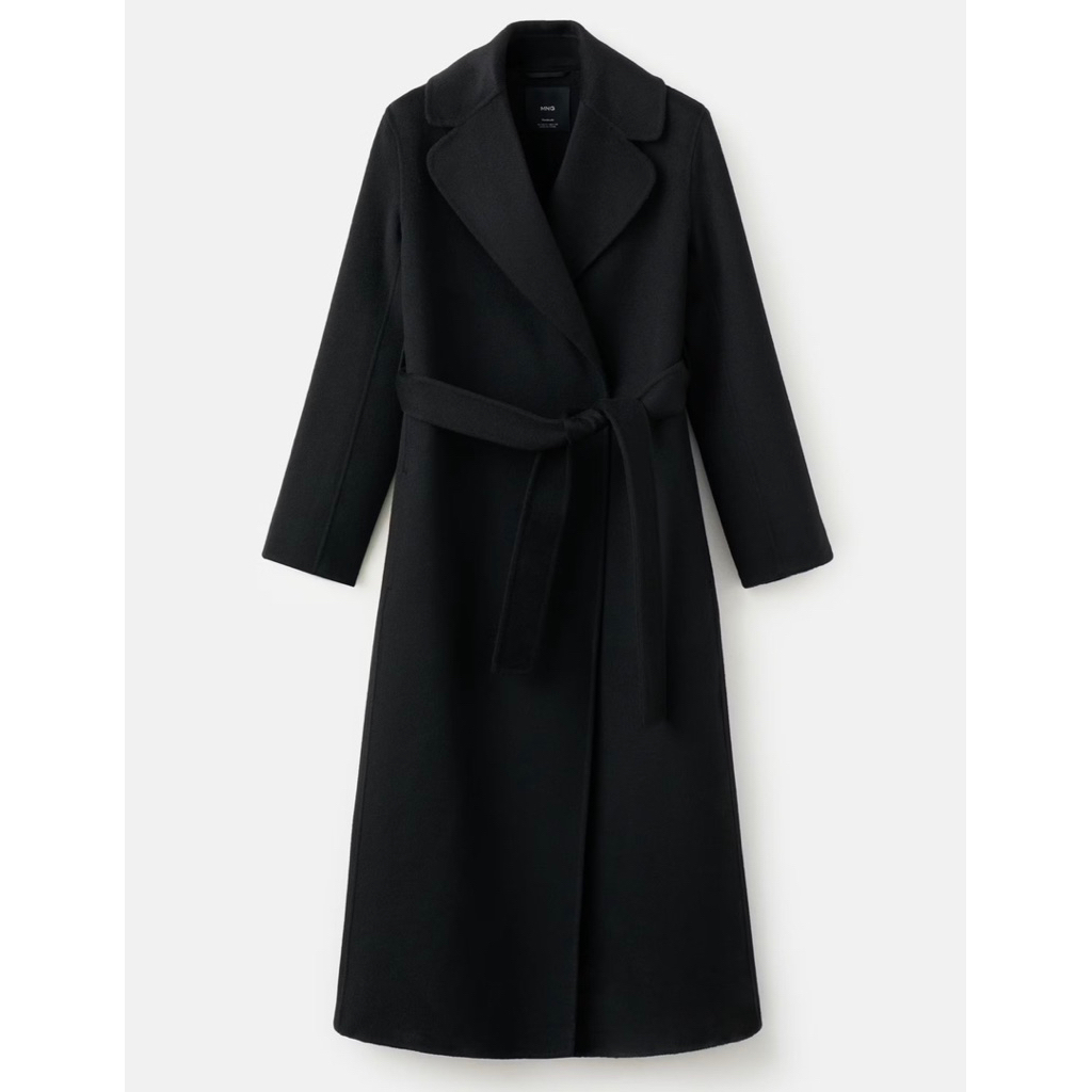 Long Coat Zara (Hitam, Tag lengkap) / Coat winter / Coat wol zara