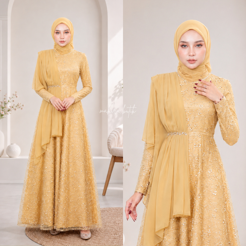 Ada Jumbo Gamis Aleena By Dress Layra Matt Tille Mutiara Roberto Cavali