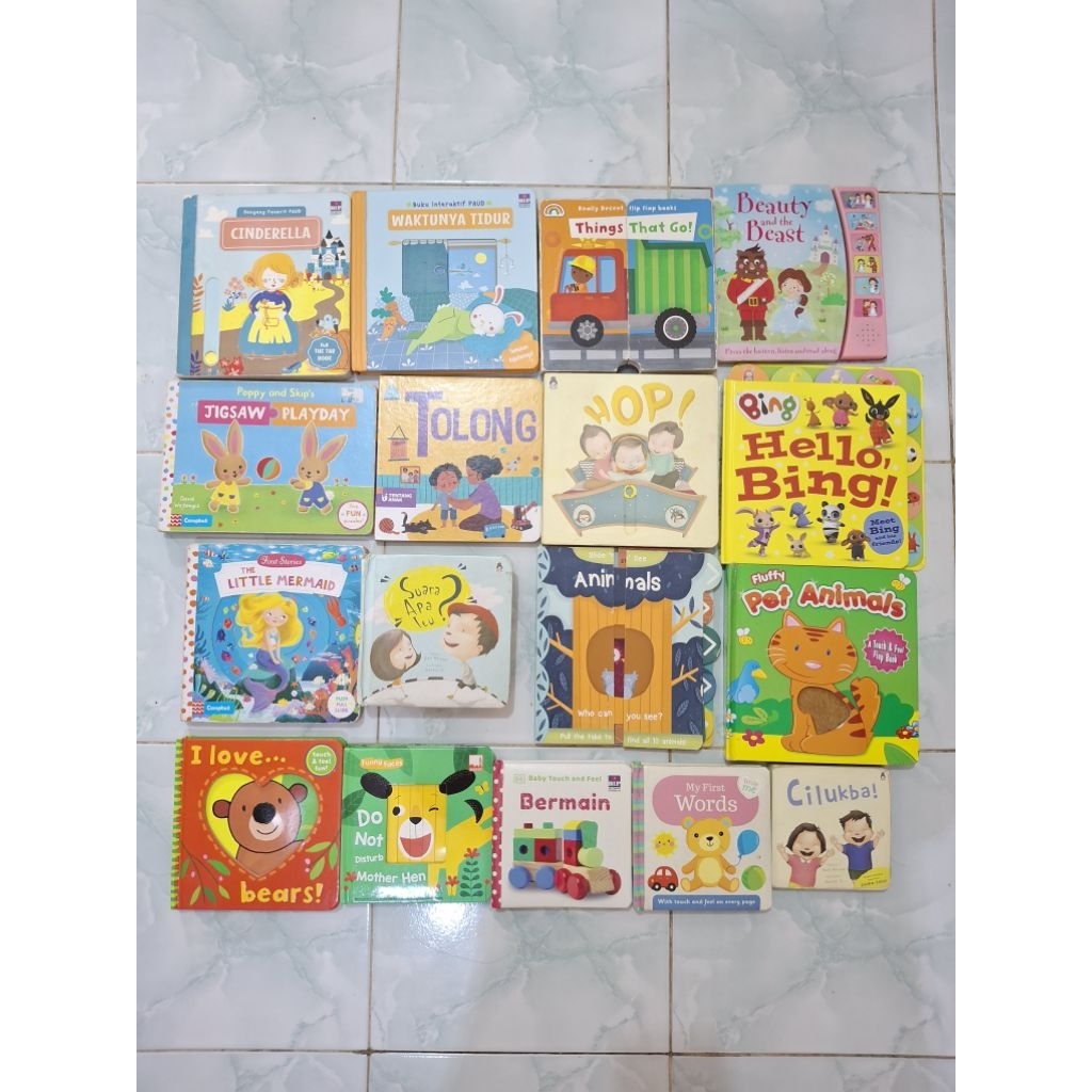 Boardbook Anak BBW Preloved