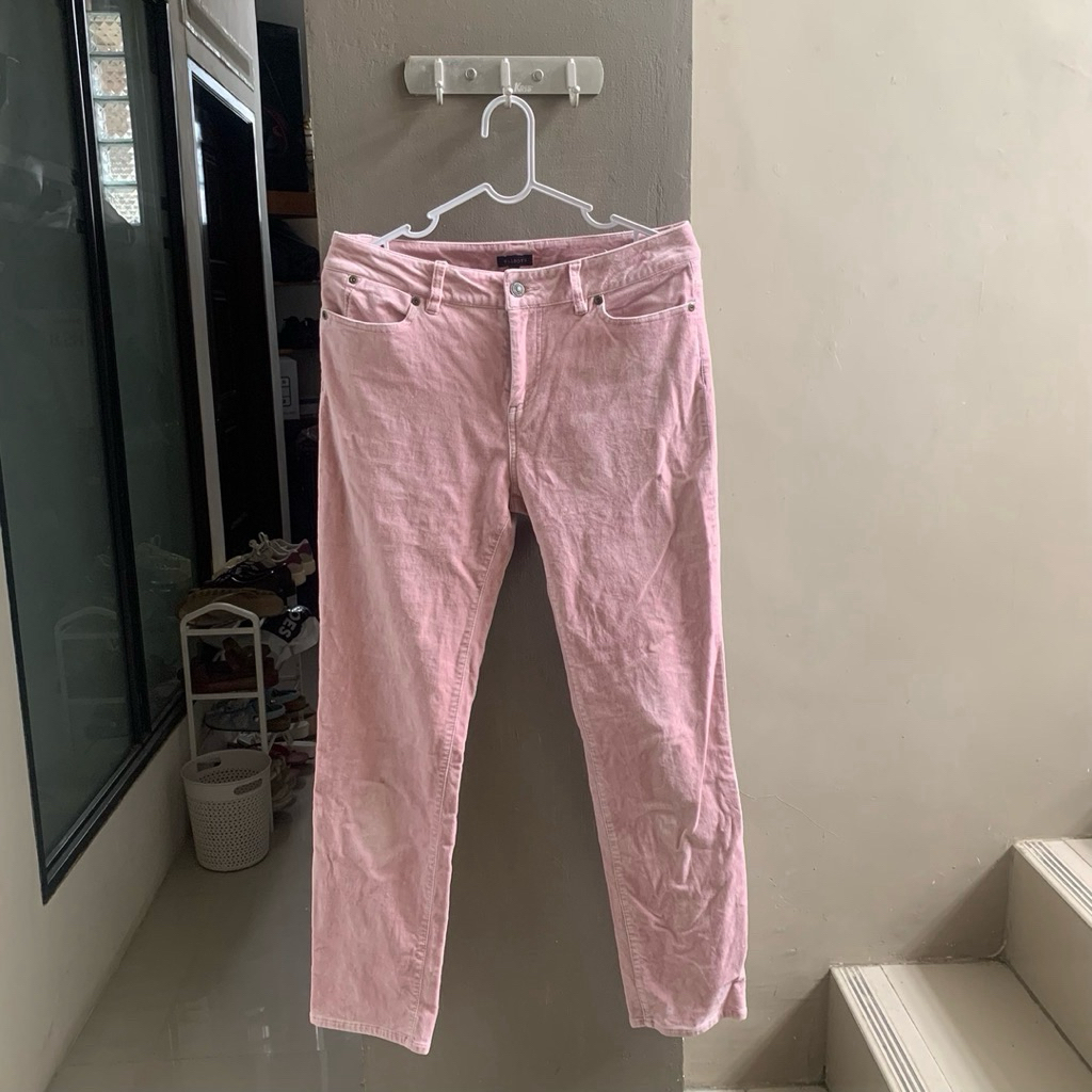 celana wanita pink velvet Talbots