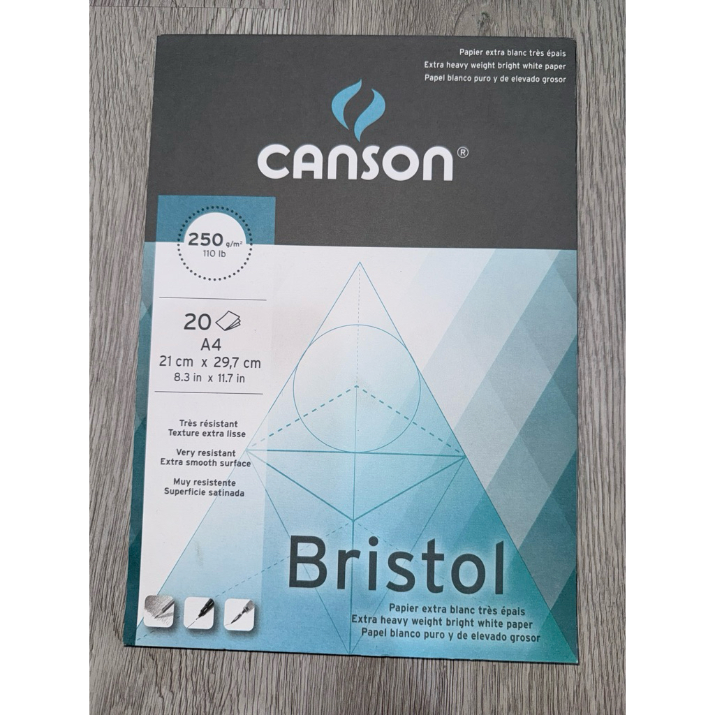 Canson A4 Bristol Drawing Pad