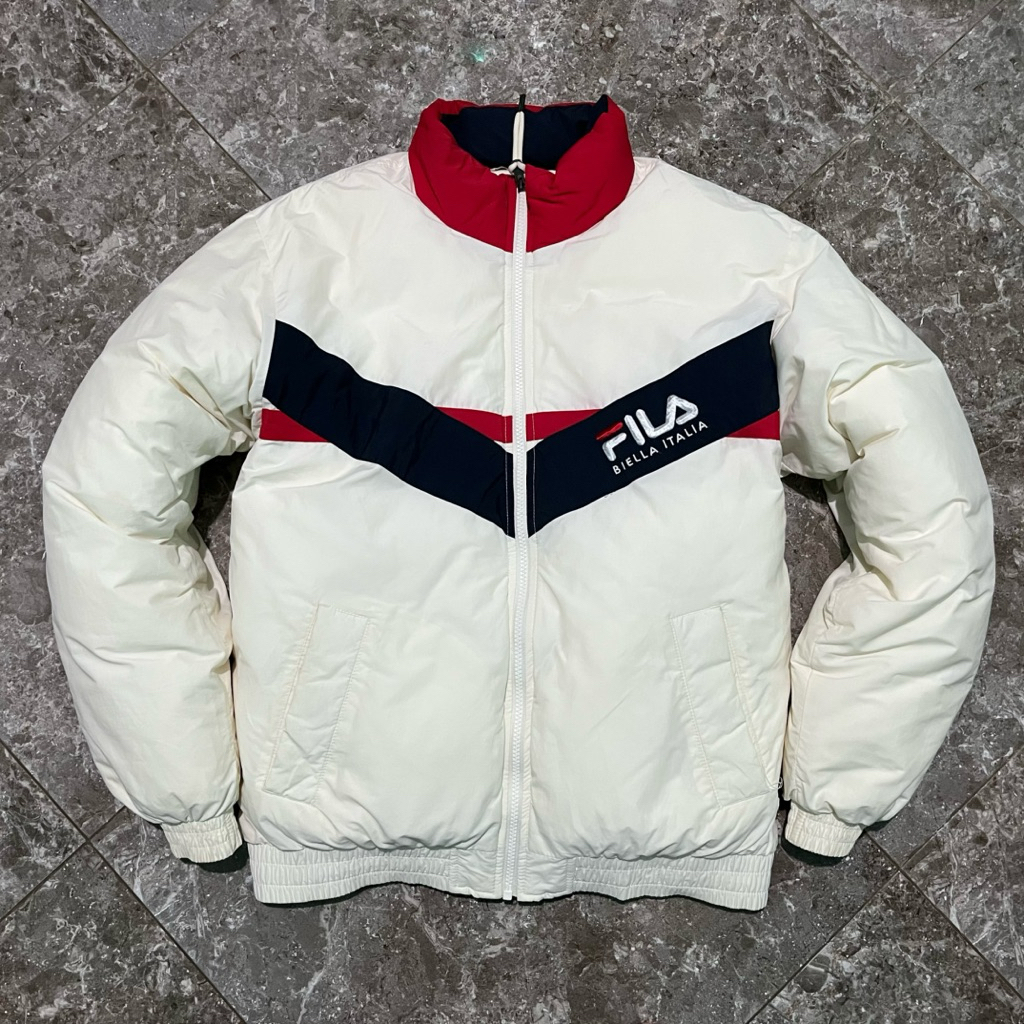 JAKET BULU ANGSA PUFFER VINTAGE F*LA
