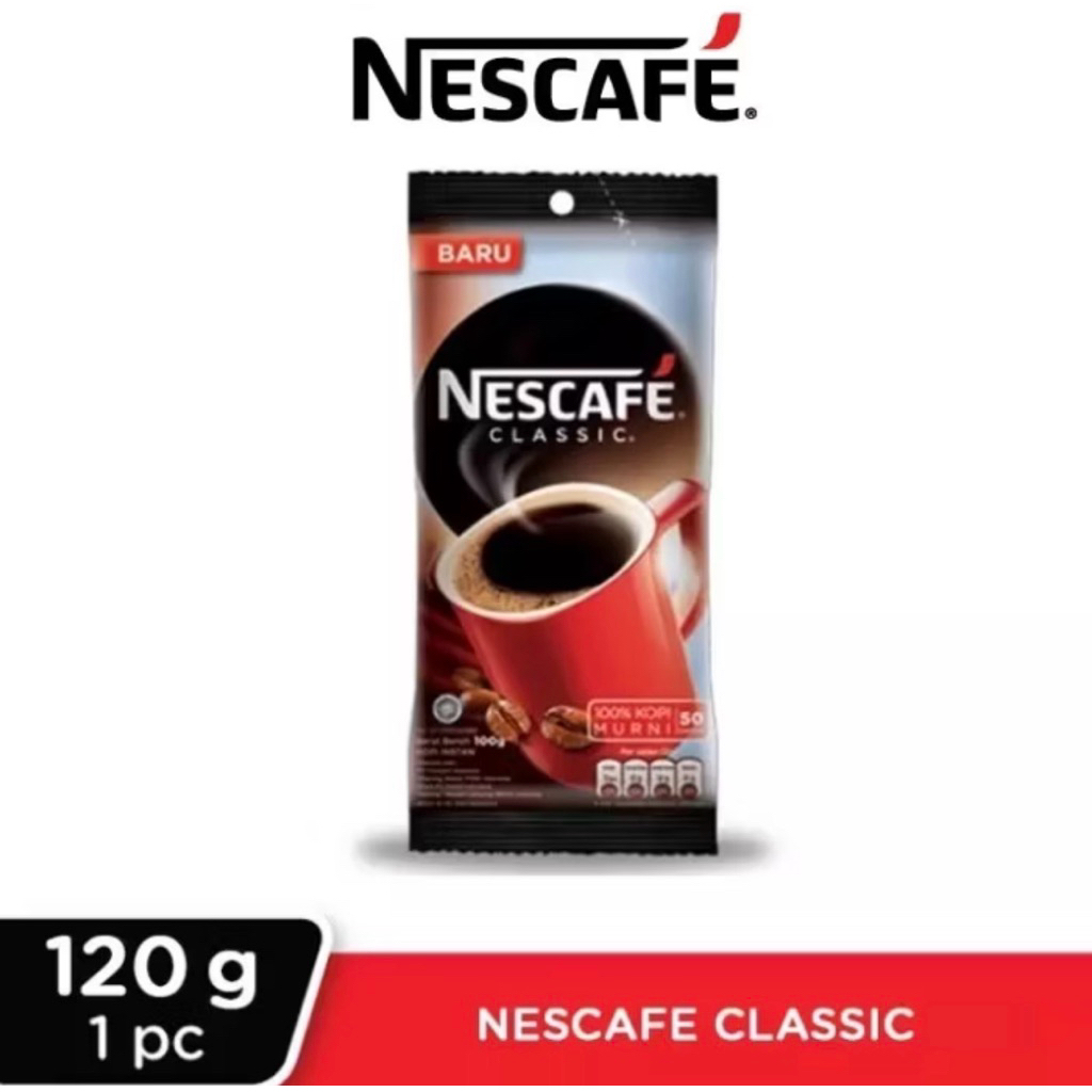 NESTLE CLASSIC 120 gr NESCAFE Vending Machine kopi bubuk hitam Nestle Professional BUBUK KOPI HALUS