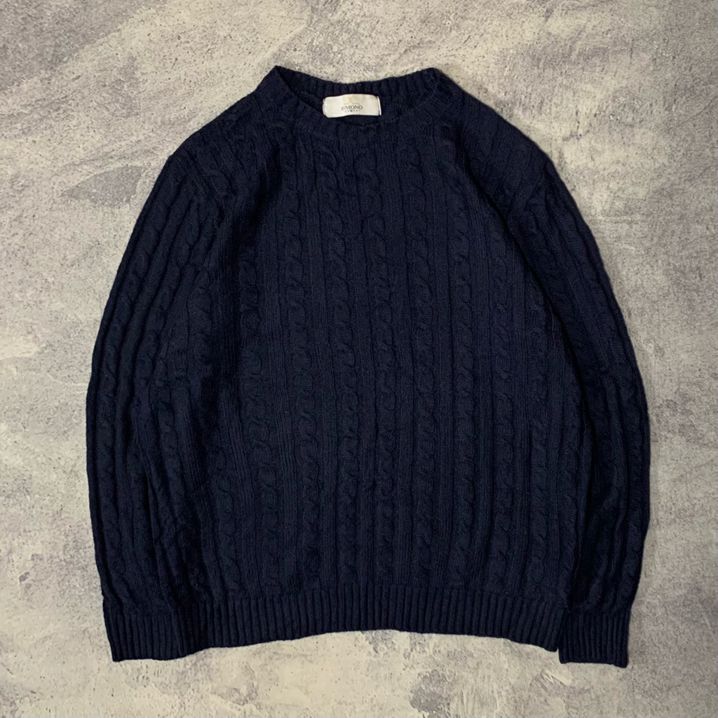 Knitwear Cable BYMONO “Navy”