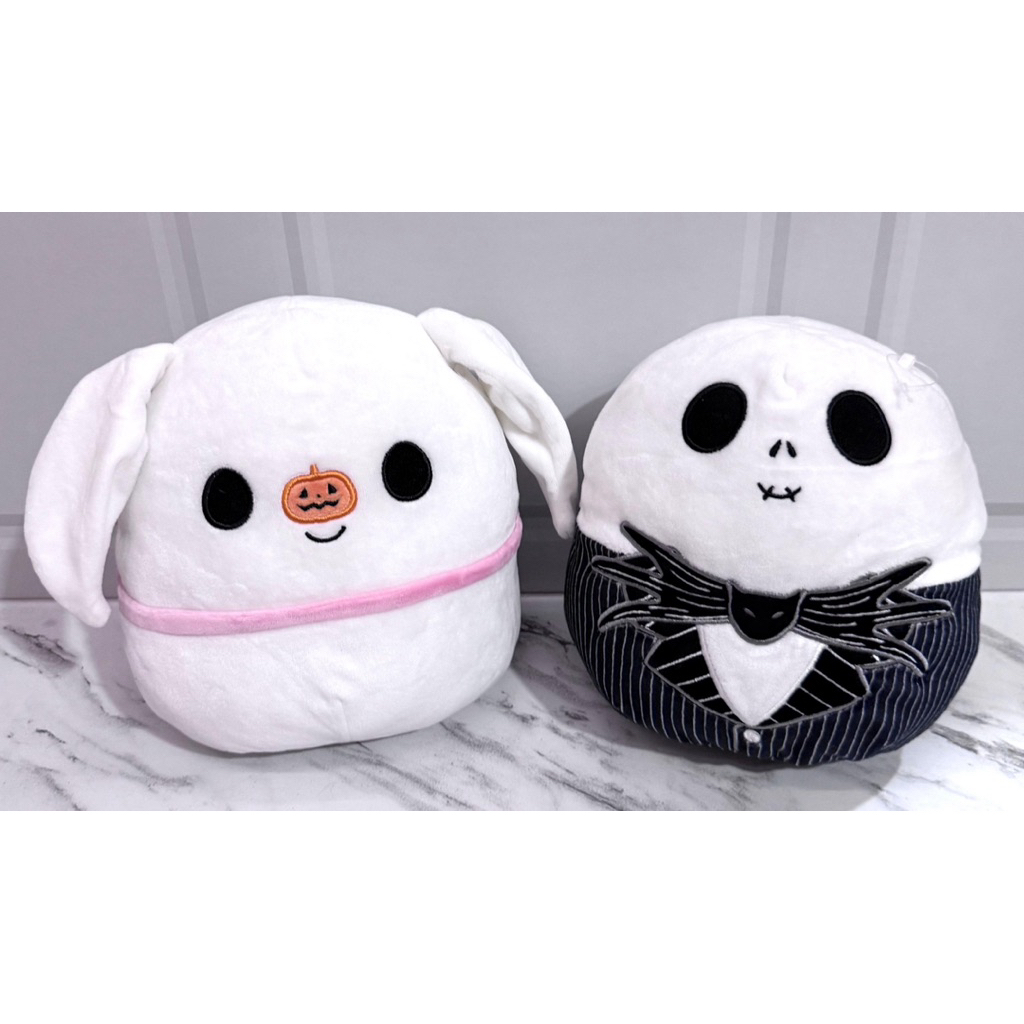 Boneka Plushie Sepasang Jack & Zero Nightmare Before Christmas (NBC) Squishmallows