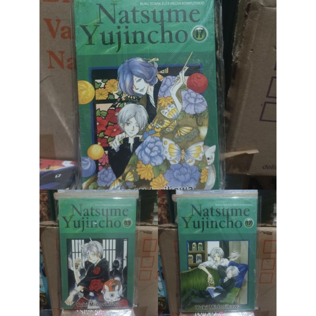 komik natsume yujincho 12,13,17 segel / komik natsume yujincho vol 12,13,17 segel