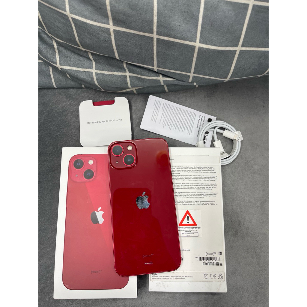 IPHONE 13 128GB EX RESMI IBOX BH92% ( used / second )