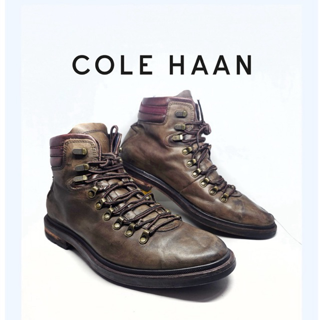 Size 43,5 | COLE HAAN Grandos Sepatu boot kulit pria klasik