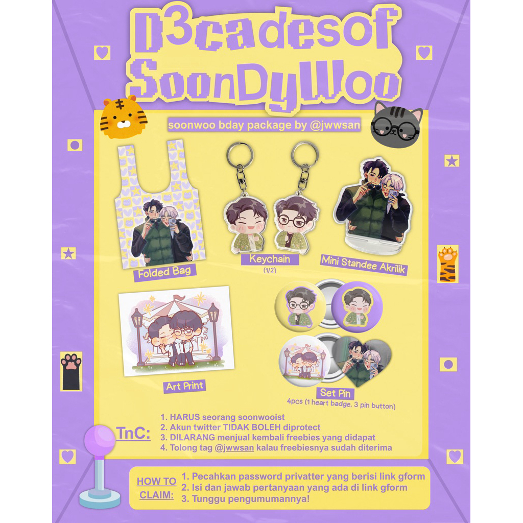 soonwoo bday package (jatah ordal)